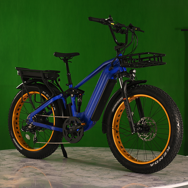 Dual Battery Eletcirc Bike High Power Electric Fat Tyre Bike 1500W Hub Motor