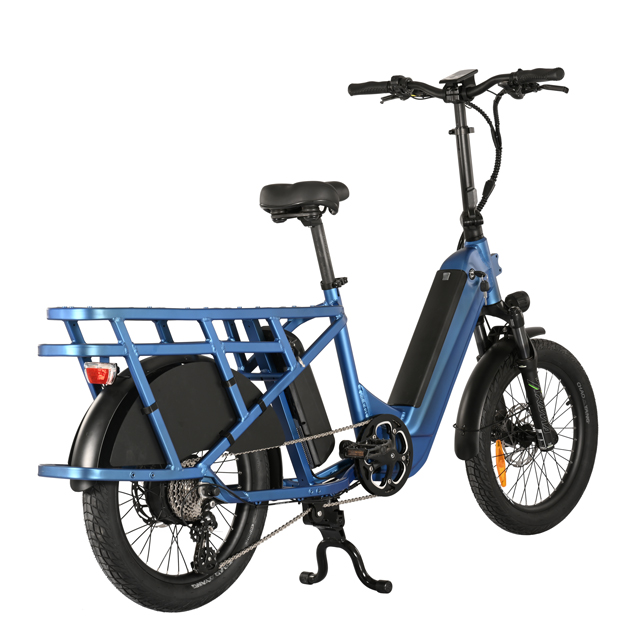 Bagong Cargo Bike na may Nakatagong Down Tube Baterya 20 'Inch Fat Tyre Bike
