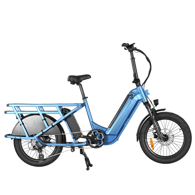 Bagong Cargo Bike na may Nakatagong Down Tube Baterya 20 'Inch Fat Tyre Bike