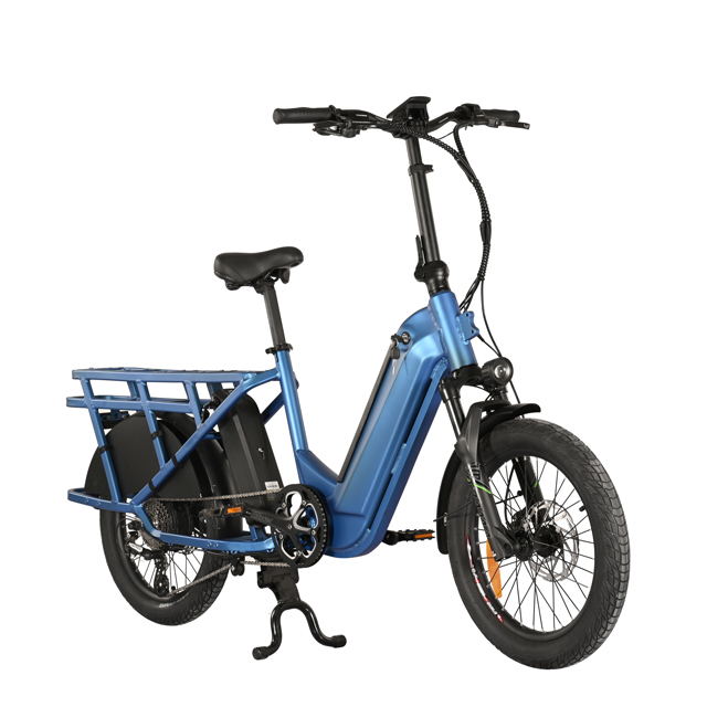 Bagong Cargo Bike na may Nakatagong Down Tube Baterya 20 'Inch Fat Tyre Bike