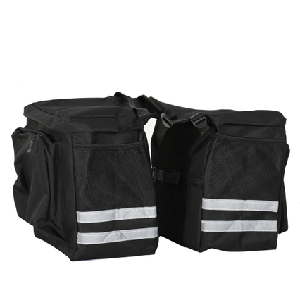 Rear Bag para sa Rear Rack Big Loading Capacity Canvas Bag na may Waterproof Function